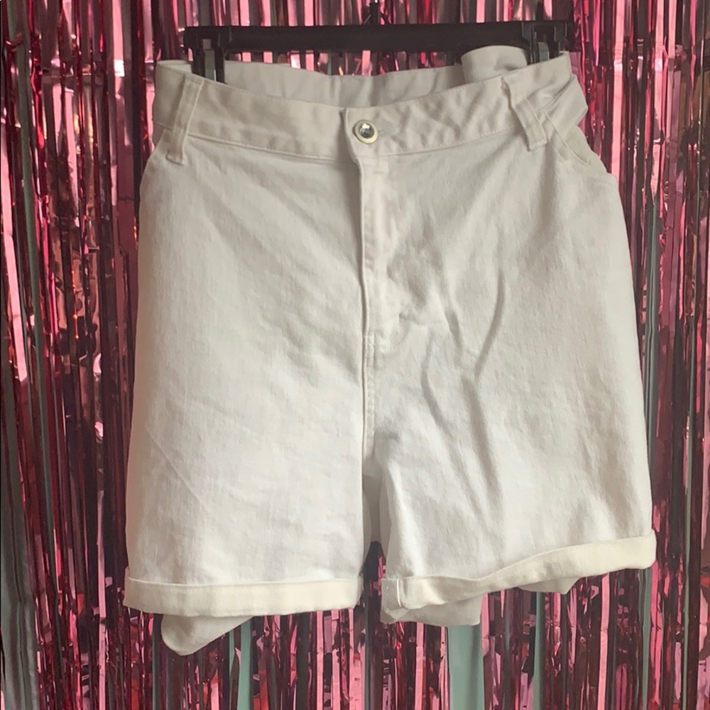 White shorts